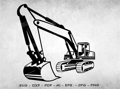 mini excavator svg|miniature excavator svg.